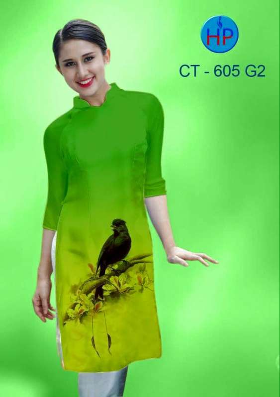 Vải áo dài Cách Tân chim cảnh Vải áo dài Cách Tân chim cảnh