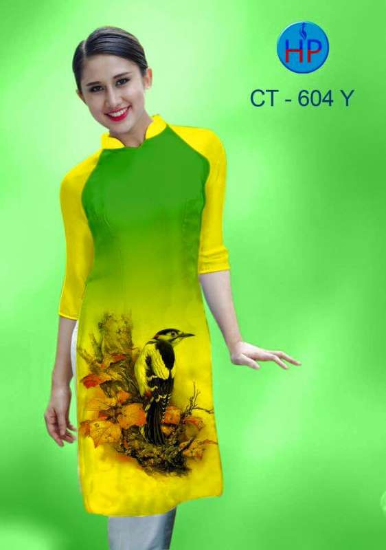 Vải áo dài Cách Tân chim cảnh Vải áo dài Cách Tân chim cảnh