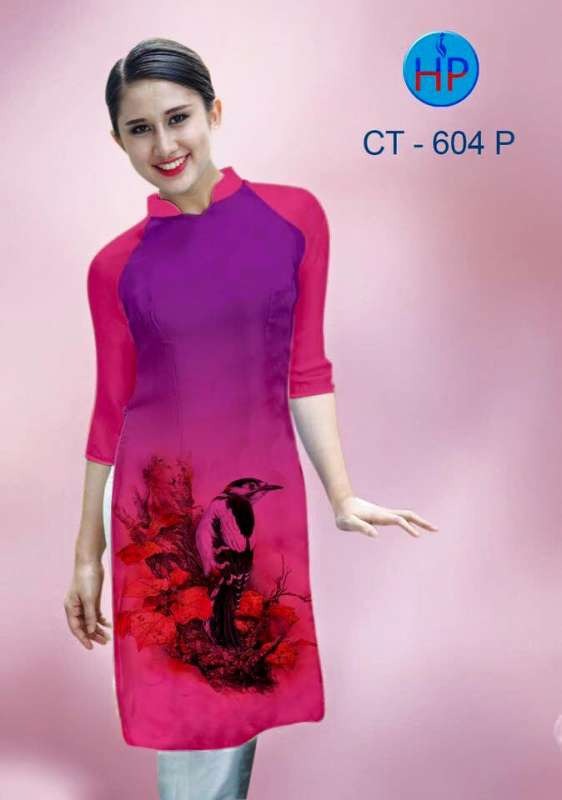 Vải áo dài Cách Tân chim cảnh Vải áo dài Cách Tân chim cảnh