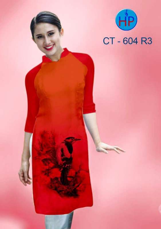 Vải áo dài Cách Tân chim cảnh Vải áo dài Cách Tân chim cảnh