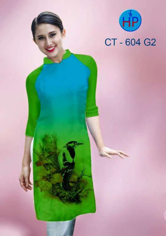 Vải áo dài Cách Tân chim cảnh Vải áo dài Cách Tân chim cảnh