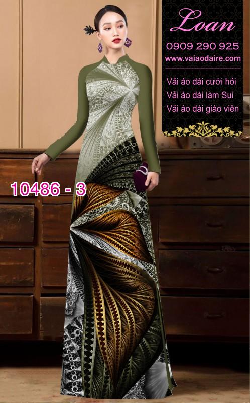 Vải áo dài lập thể.
