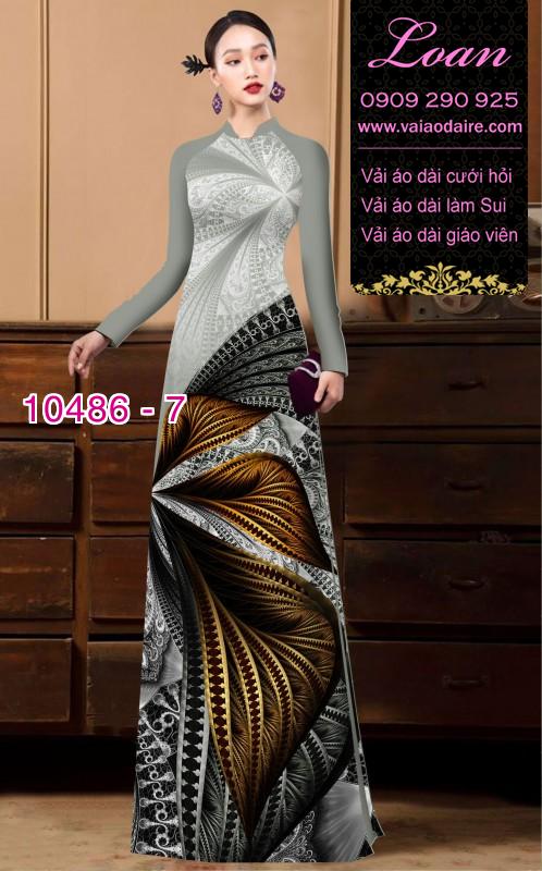 Vải áo dài lập thể.