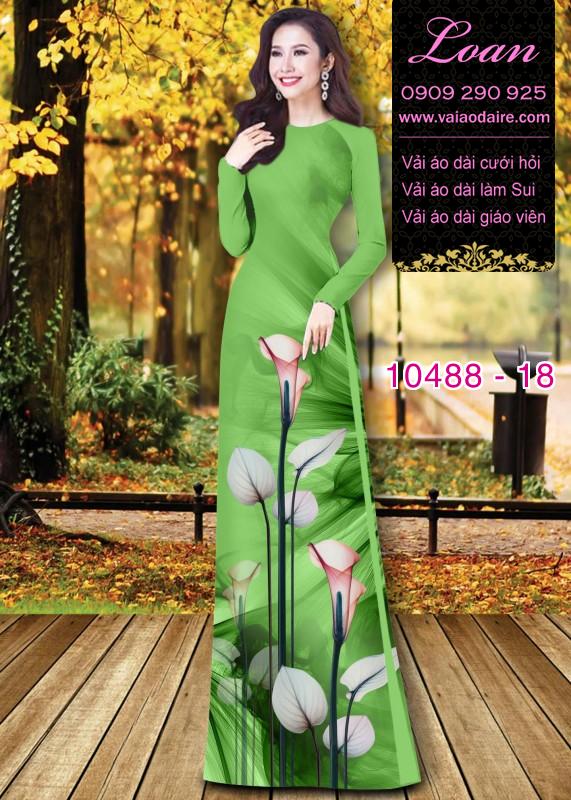 Vải áo dài hoa 3D. Vải áo dài hoa 3D.