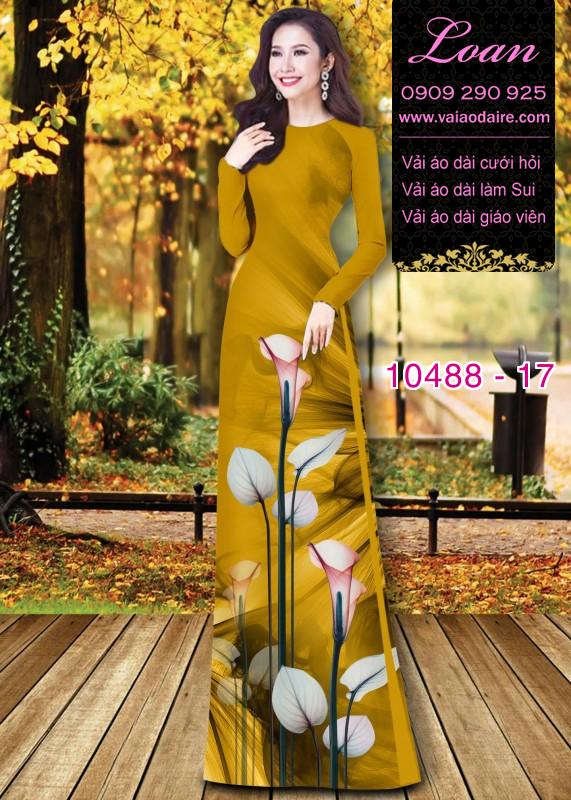 Vải áo dài hoa 3D. Vải áo dài hoa 3D.