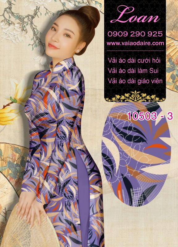 Vải áo dài hoa 3D Vải áo dài hoa 3D