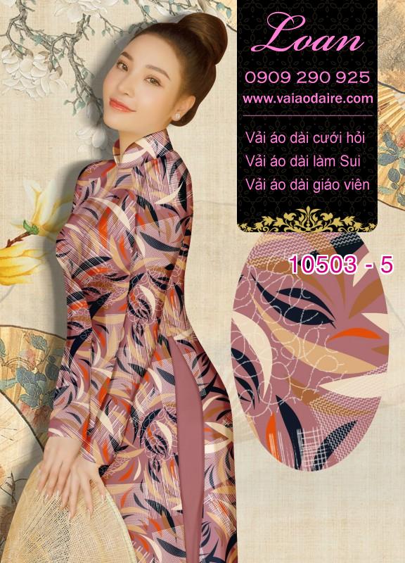 Vải áo dài hoa 3D Vải áo dài hoa 3D
