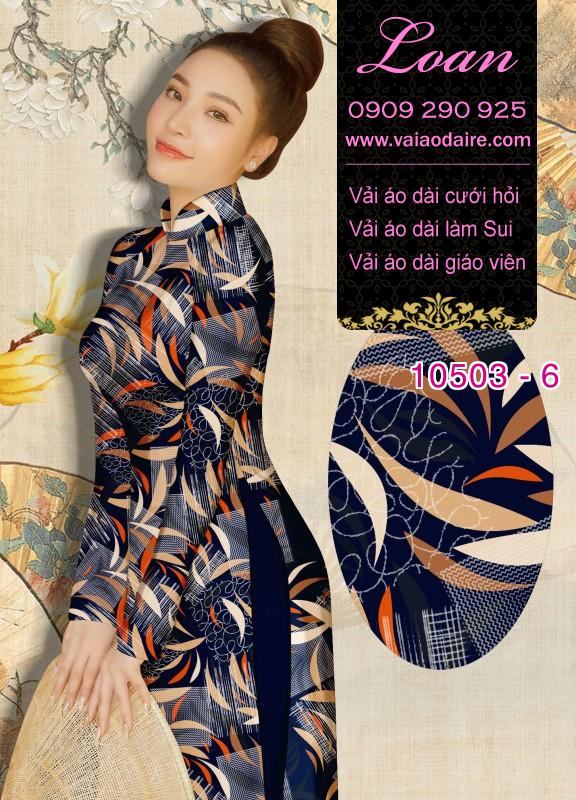 Vải áo dài hoa 3D Vải áo dài hoa 3D