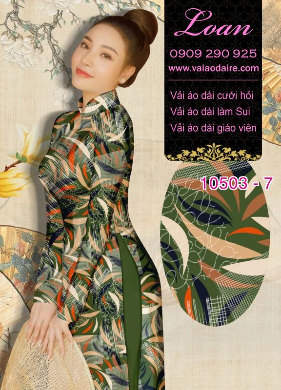 Vải áo dài hoa 3D Vải áo dài hoa 3D