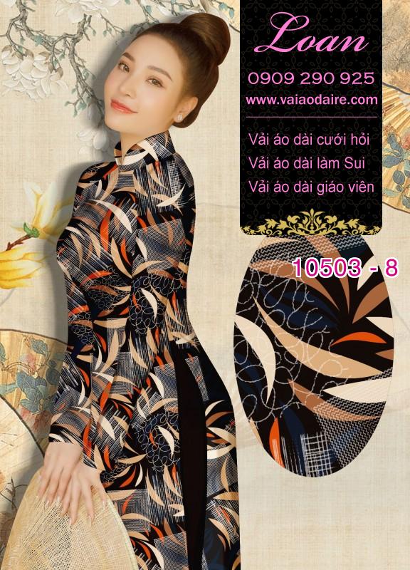 Vải áo dài hoa 3D Vải áo dài hoa 3D