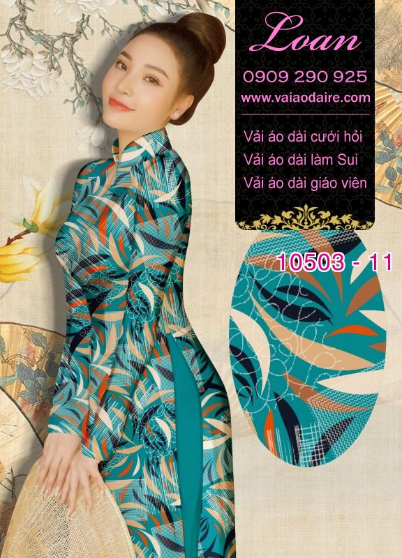Vải áo dài hoa 3D Vải áo dài hoa 3D
