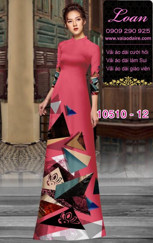 Vải áo dài hoa 3D