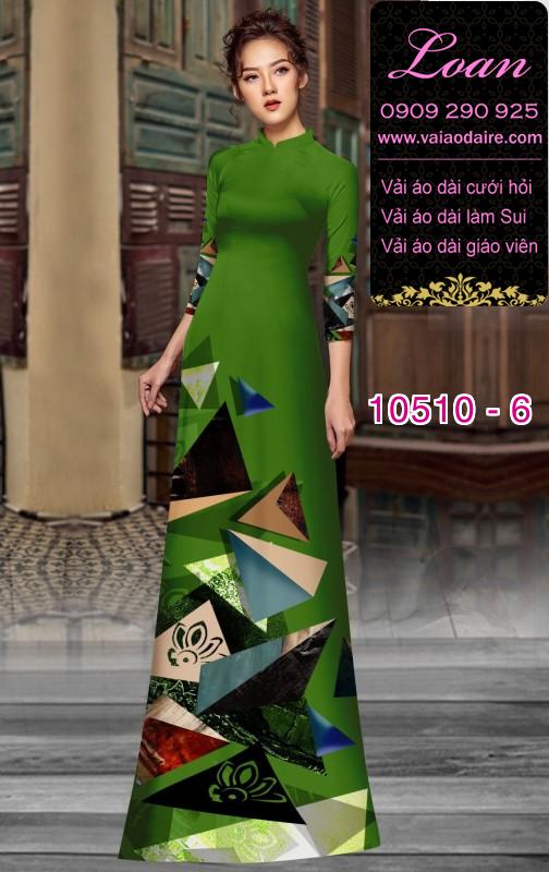 Vải áo dài hoa 3D