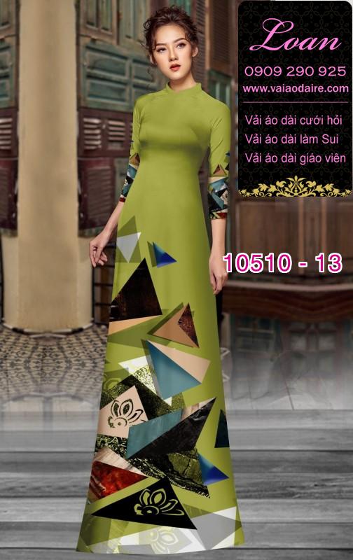 Vải áo dài hoa 3D