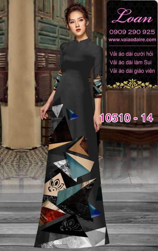 Vải áo dài hoa 3D