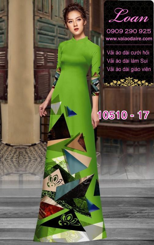 Vải áo dài hoa 3D