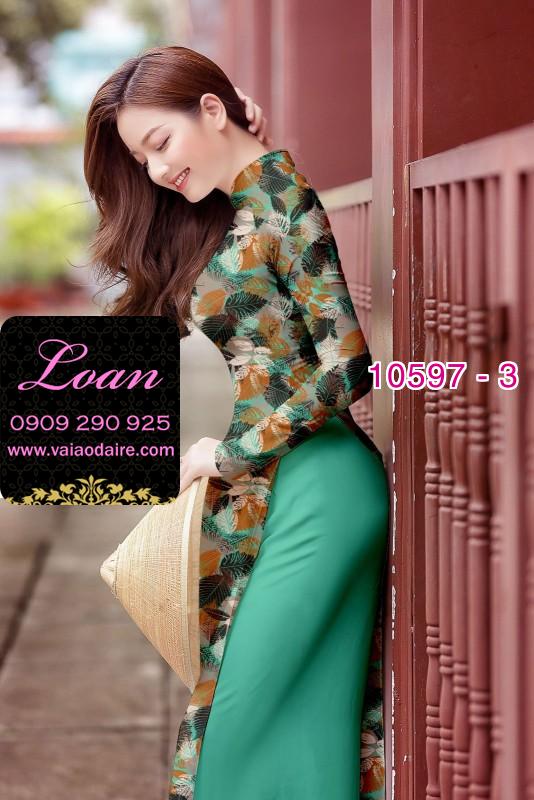 Vải áo dài hoa nhí Vải áo dài hoa nhí