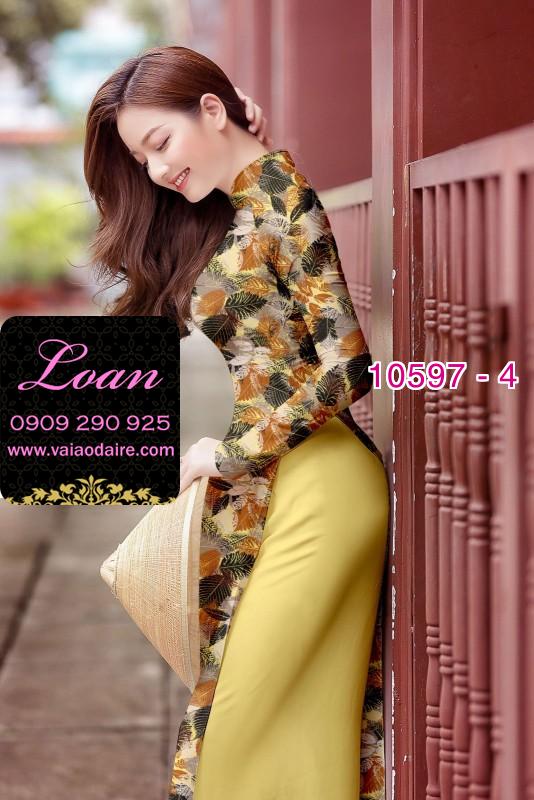 Vải áo dài hoa nhí Vải áo dài hoa nhí