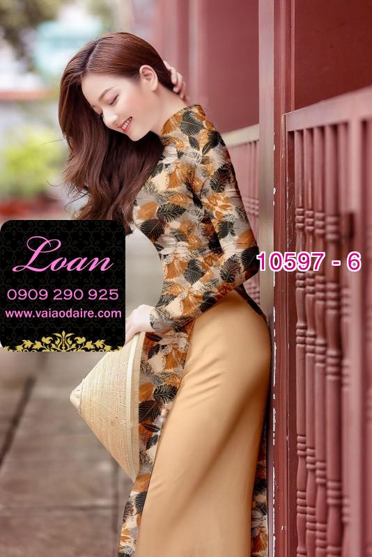 Vải áo dài hoa nhí Vải áo dài hoa nhí