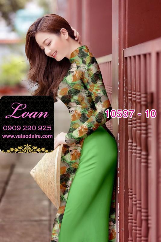 Vải áo dài hoa nhí Vải áo dài hoa nhí