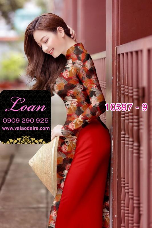 Vải áo dài hoa nhí Vải áo dài hoa nhí