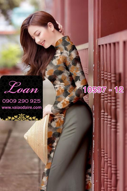 Vải áo dài hoa nhí Vải áo dài hoa nhí
