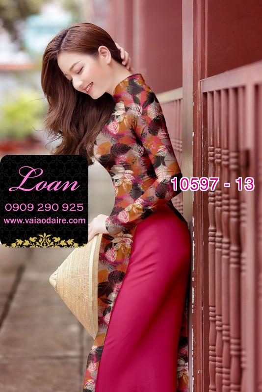 Vải áo dài hoa nhí Vải áo dài hoa nhí