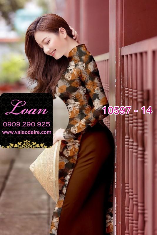 Vải áo dài hoa nhí Vải áo dài hoa nhí