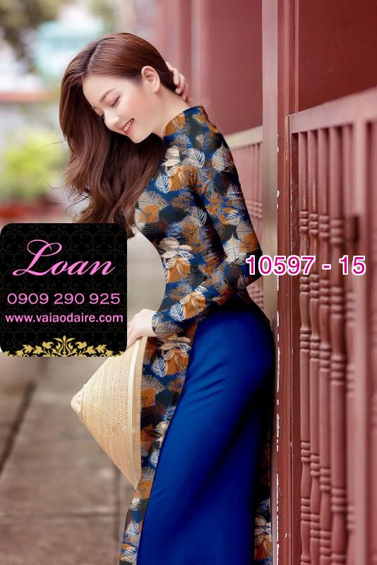 Vải áo dài hoa nhí Vải áo dài hoa nhí
