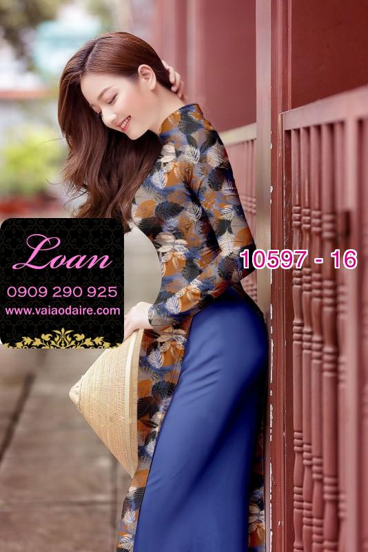 Vải áo dài hoa nhí Vải áo dài hoa nhí