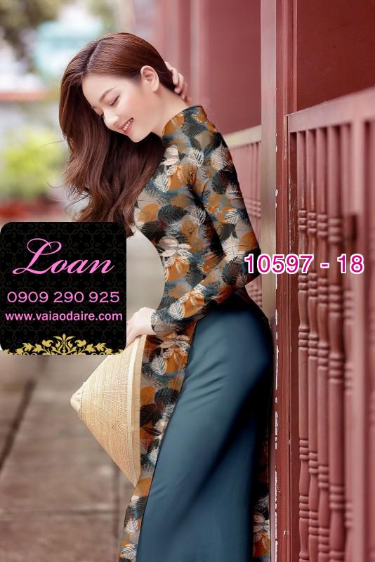 Vải áo dài hoa nhí Vải áo dài hoa nhí