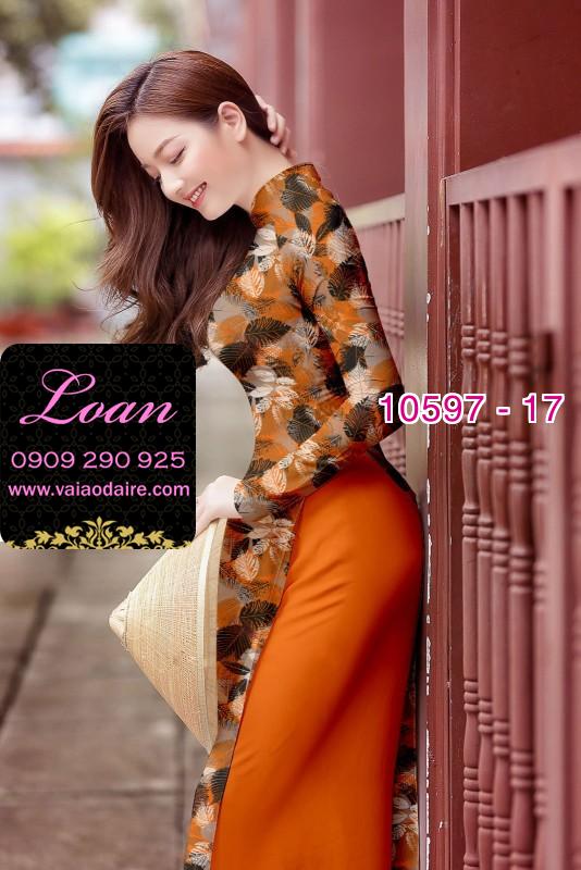 Vải áo dài hoa nhí Vải áo dài hoa nhí