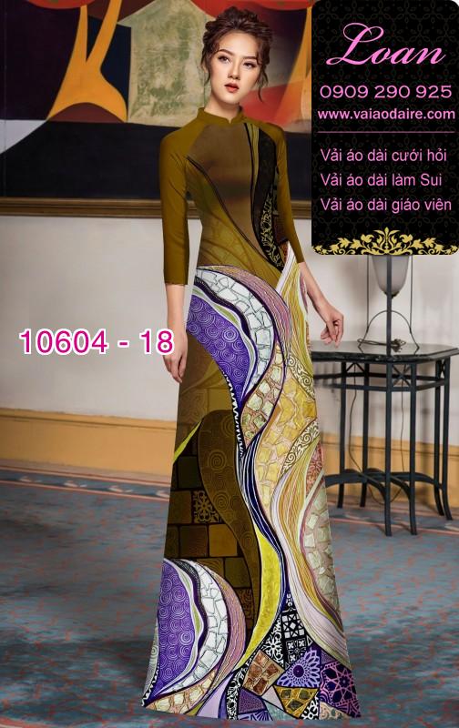 Vải áo dài hoa 3D Vải áo dài hoa 3D