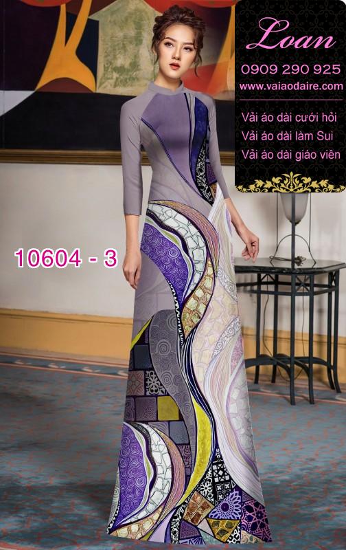 Vải áo dài hoa 3D Vải áo dài hoa 3D