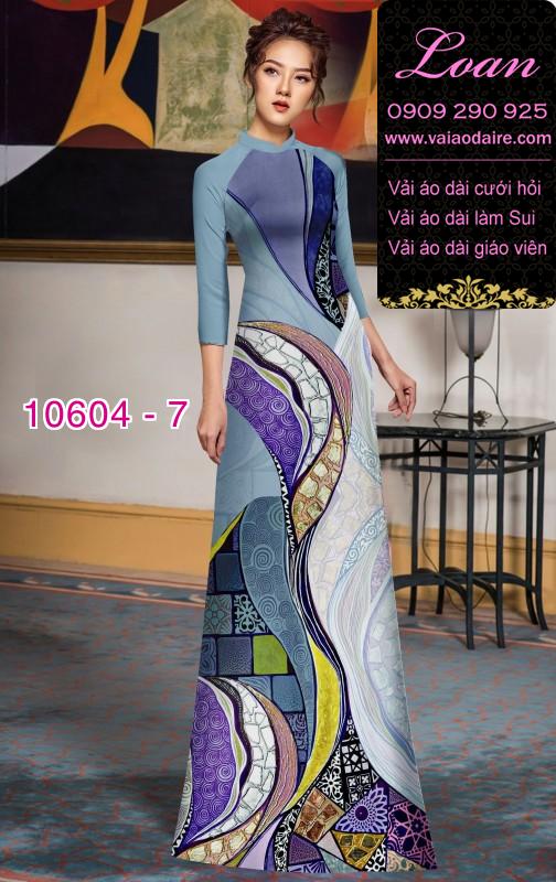 Vải áo dài hoa 3D Vải áo dài hoa 3D