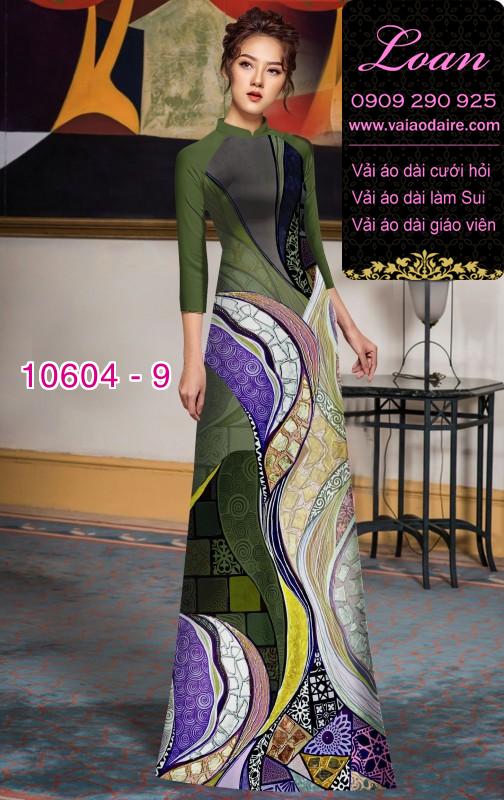 Vải áo dài hoa 3D Vải áo dài hoa 3D