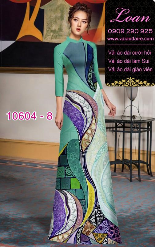 Vải áo dài hoa 3D Vải áo dài hoa 3D