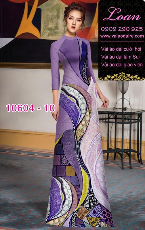 Vải áo dài hoa 3D Vải áo dài hoa 3D