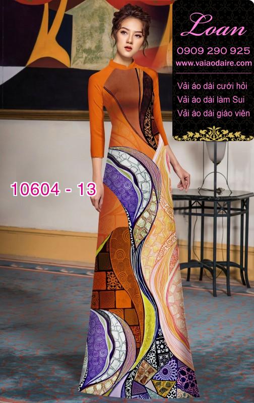 Vải áo dài hoa 3D Vải áo dài hoa 3D