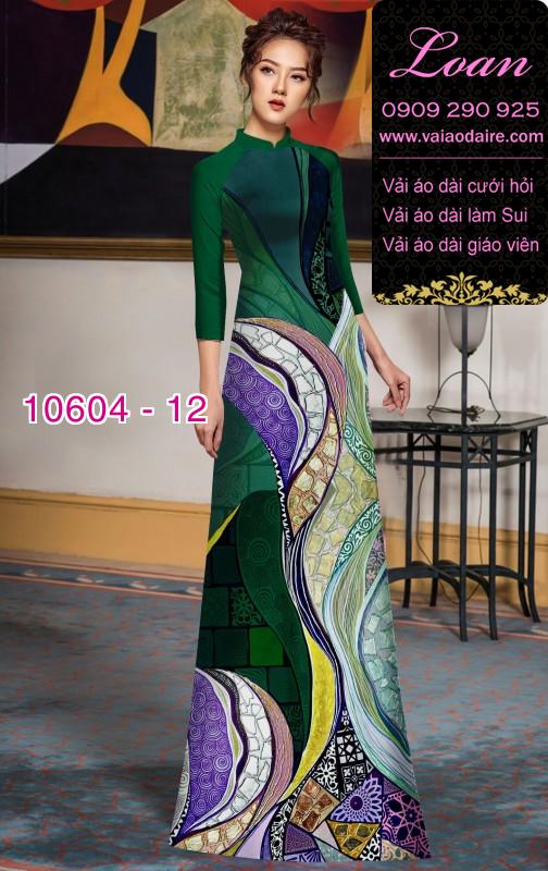 Vải áo dài hoa 3D Vải áo dài hoa 3D
