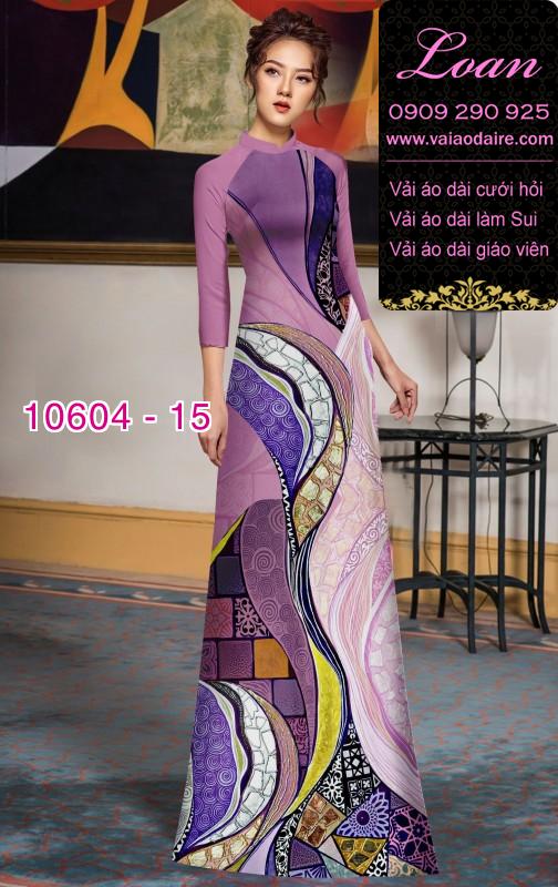 Vải áo dài hoa 3D Vải áo dài hoa 3D