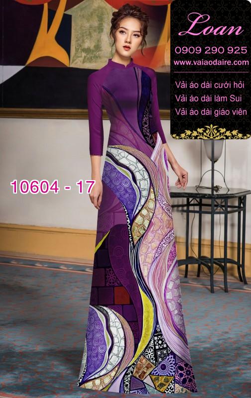 Vải áo dài hoa 3D Vải áo dài hoa 3D