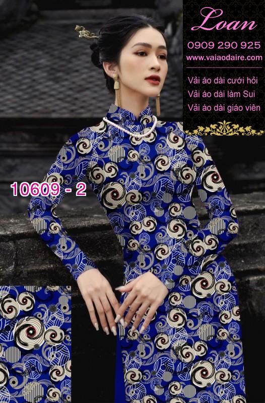 Vải áo dài hoa nhí