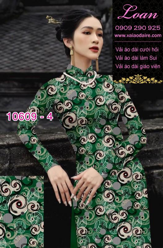 Vải áo dài hoa nhí