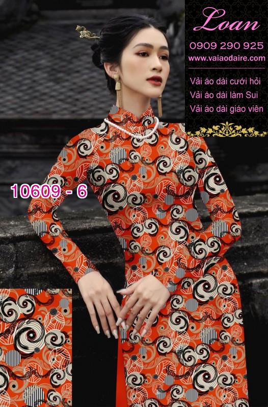 Vải áo dài hoa nhí