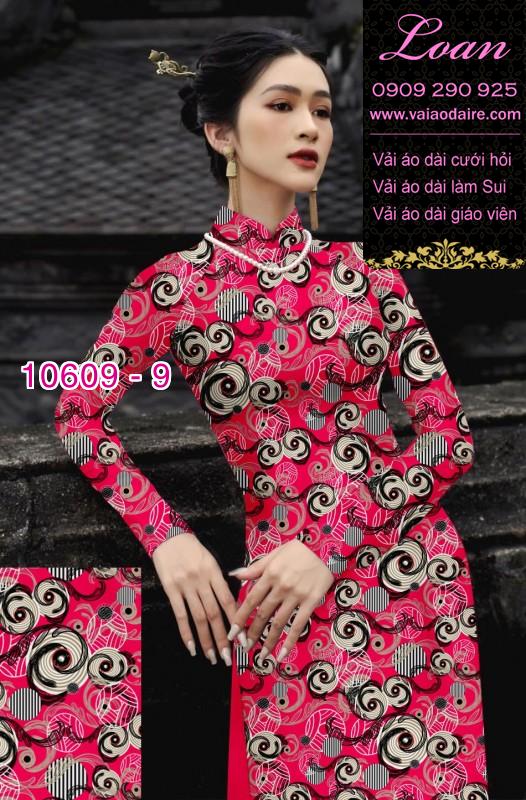 Vải áo dài hoa nhí