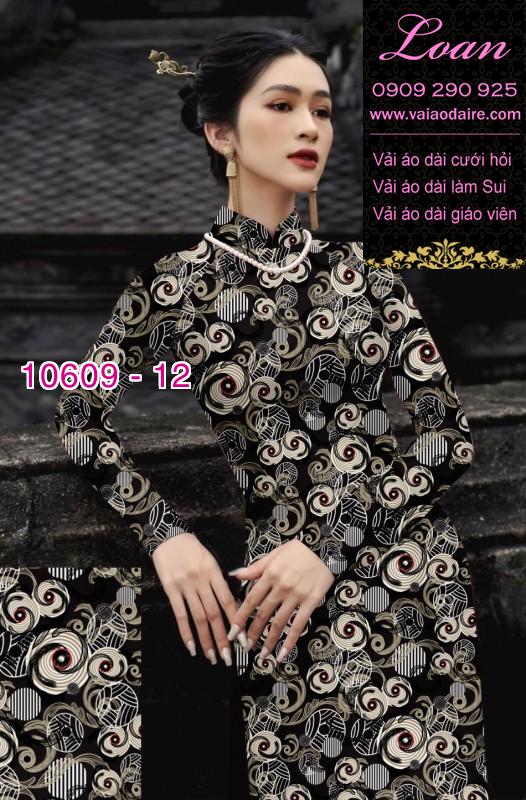 Vải áo dài hoa nhí