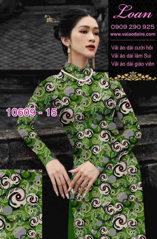 Vải áo dài hoa nhí