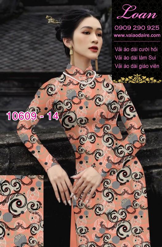 Vải áo dài hoa nhí