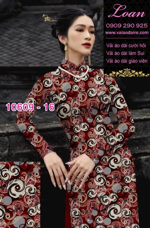 Vải áo dài hoa nhí